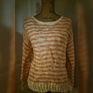 Aeropostale Knit Sweater Women's Small S Y2K Aesthetic Boho Coastal Grunge